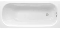 Kylpyamme Gustavsberg, 1700 x 700 mm, upotettava, ylivuotosuojalla, valkoinen