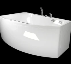 Kylpyamme Westerbergs Ocean 160R 2.0 akryyli valkoinen oikea