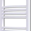 Kylpyhuoneen keskuslämmitys pyyheteline kaareva 500 x 764 mm