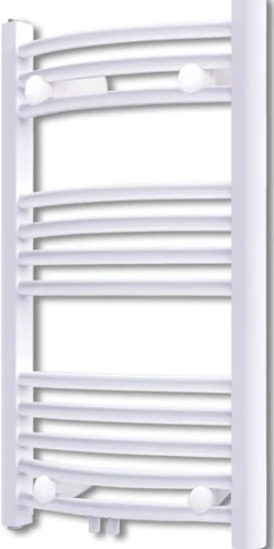 Kylpyhuoneen keskuslämmitys pyyheteline kaareva 500 x 764 mm
