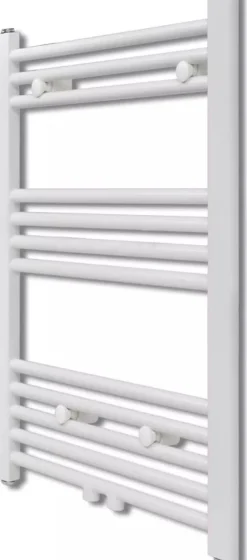 Kylpyhuoneen keskuslämmitys pyyheteline suora 500 x 764 mm