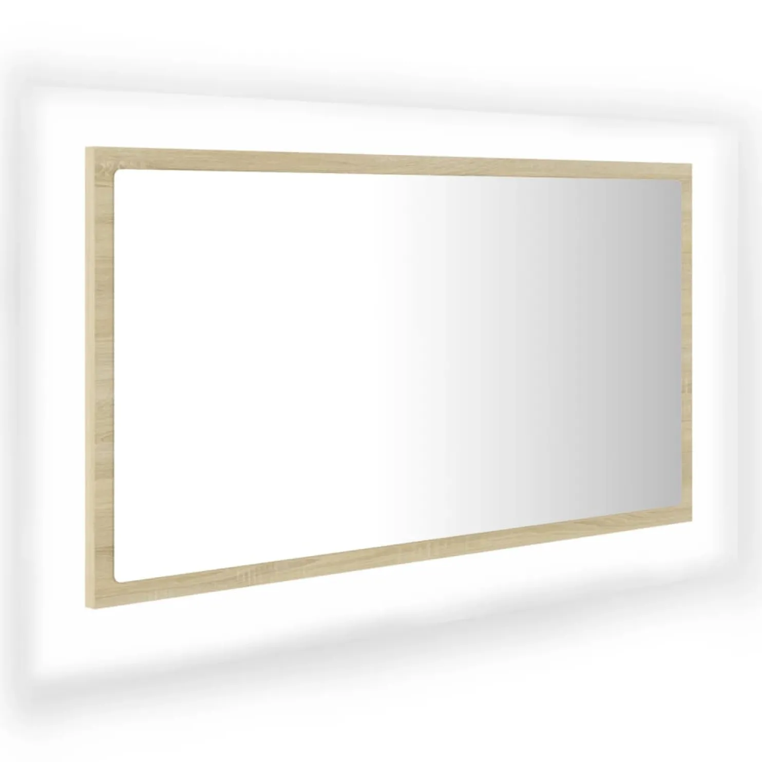 Kylpyhuoneen LED-peili akryyli, 80x8,5x37 cm, eri värejä (07801)