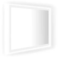 Kylpyhuoneen peili LED-valoilla, koot 60x8,5x37 cm ja 60x8,5x38 cm, eri värejä (07779)
