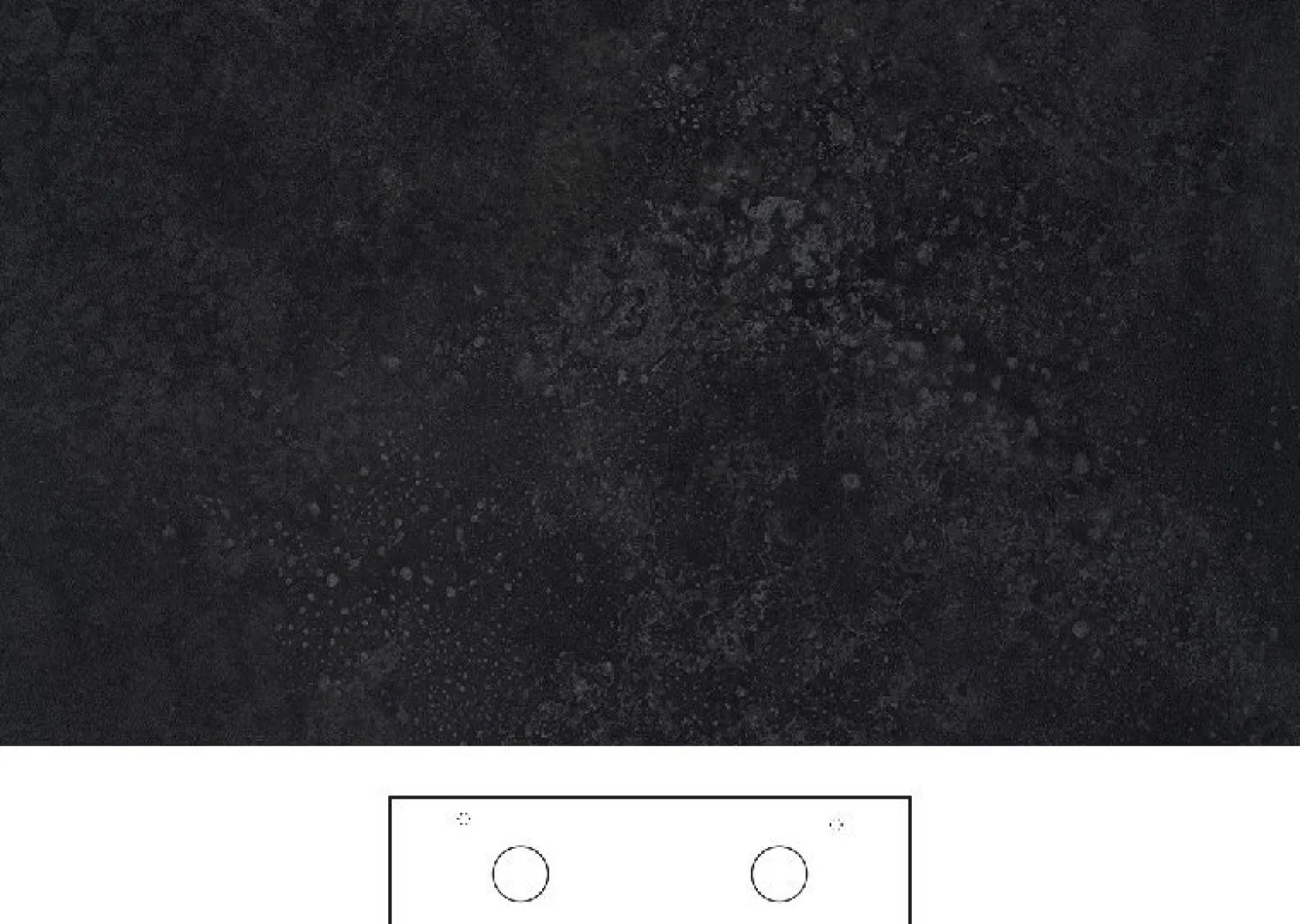 Kylpyhuoneen pöytätaso Svedbergs Poem Grafit, kaksois, graniittikeramiikka, eri vaihtoehtoja
