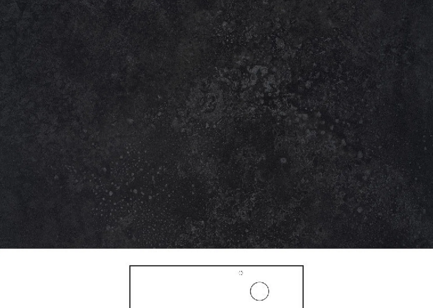 Kylpyhuoneen pöytätaso Svedbergs Poem Grafit, graniittikeramiikka, eri vaihtoehtoja