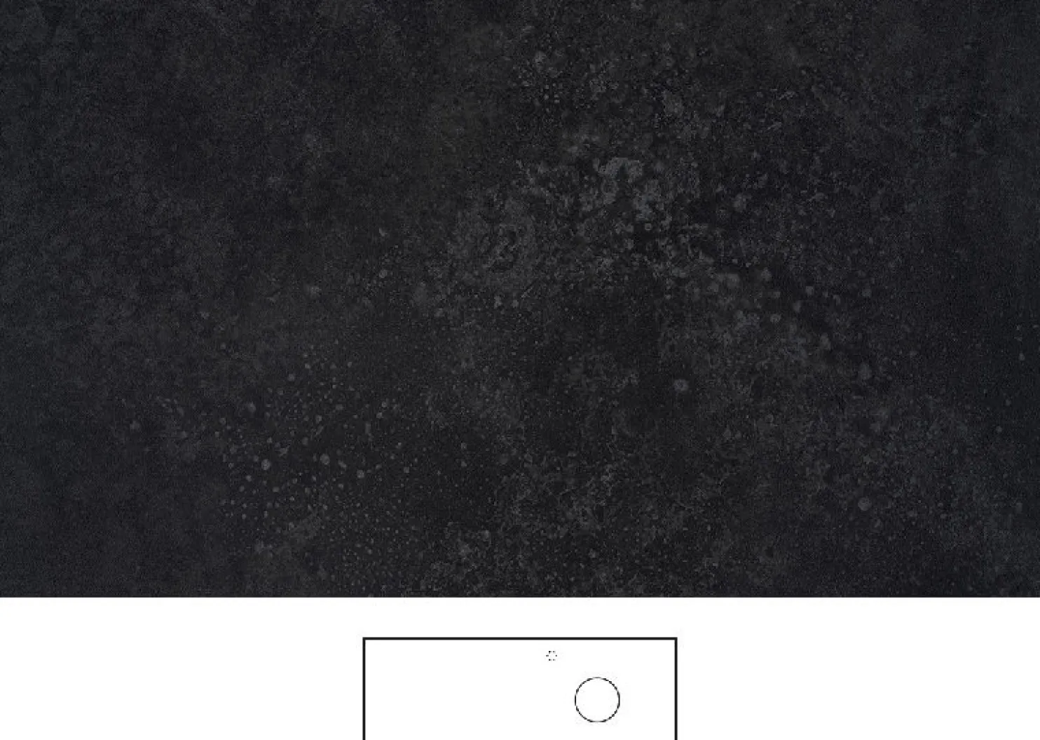 Kylpyhuoneen pöytätaso Svedbergs Poem Grafit, graniittikeramiikka, eri vaihtoehtoja