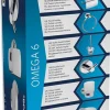 Kylpyhuoneen tarvikesetti Bemeta Omega, 6 osaa, kiillotettu teräs