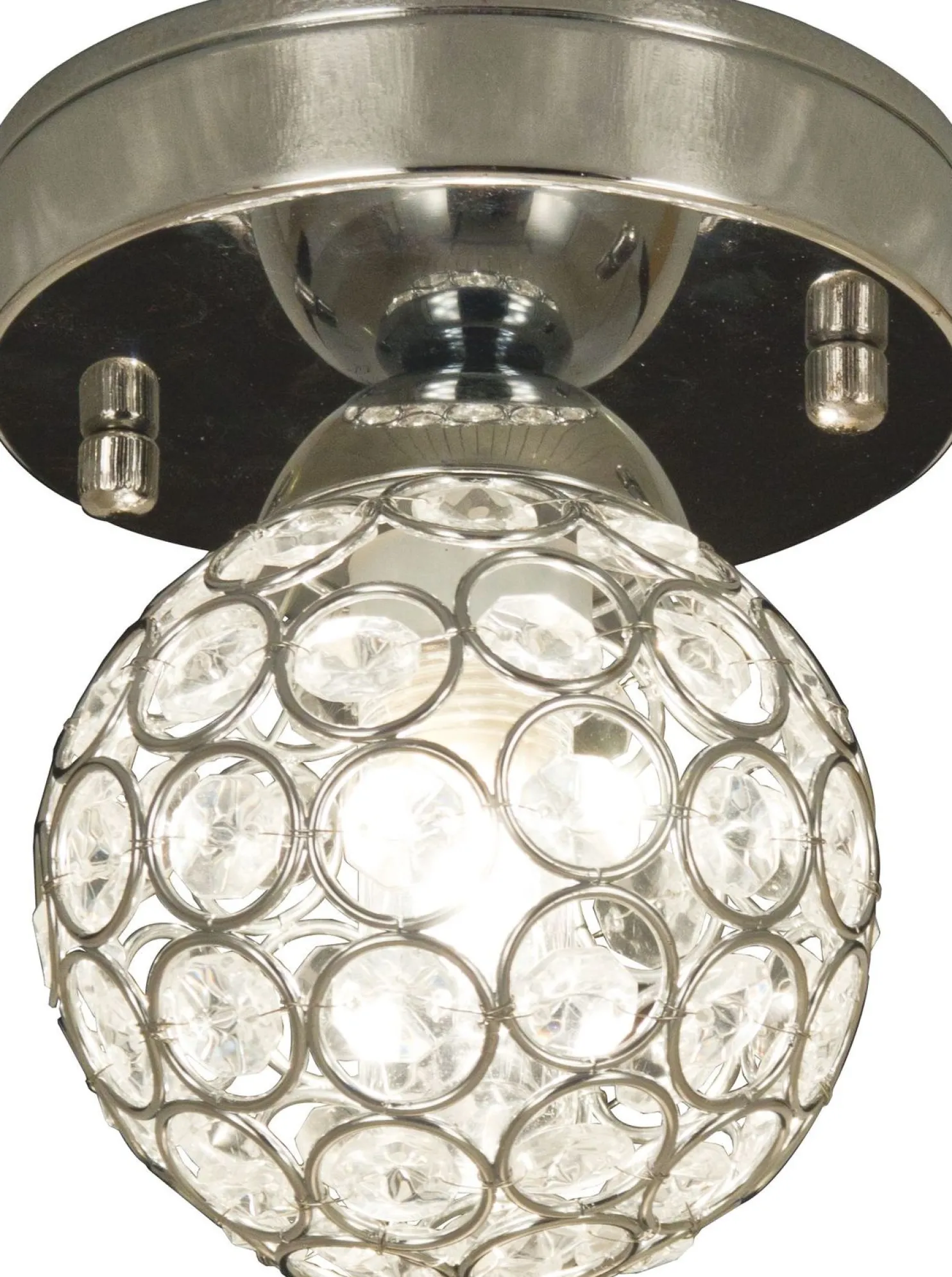 Kylpyhuonevalaisin Aneta Lighting Julietta ø 10 cm IP44 kromi/kirkas