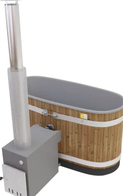 Kylpytynnyri Kirami Original Tiny S Cult-si, 1-2 hlöä, Thermowood/LightGray