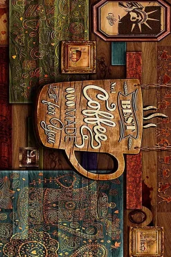 Kynnysmatto Linento HMNT573, 50x80cm, ruskea
