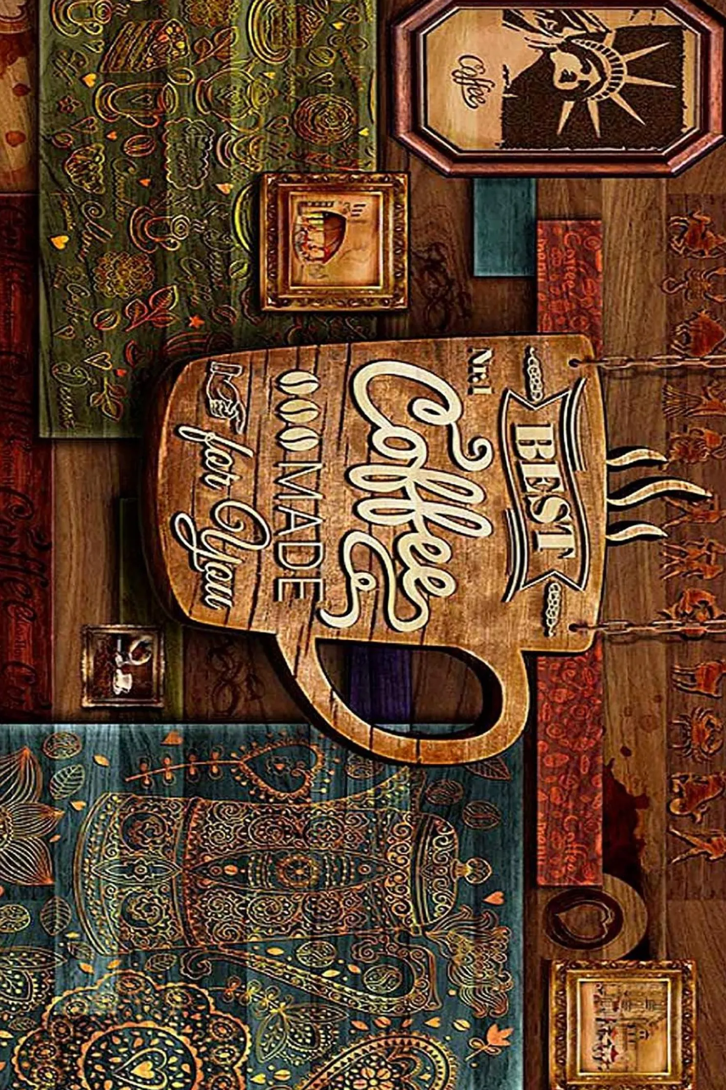 Kynnysmatto Linento HMNT573, 50x80cm, ruskea
