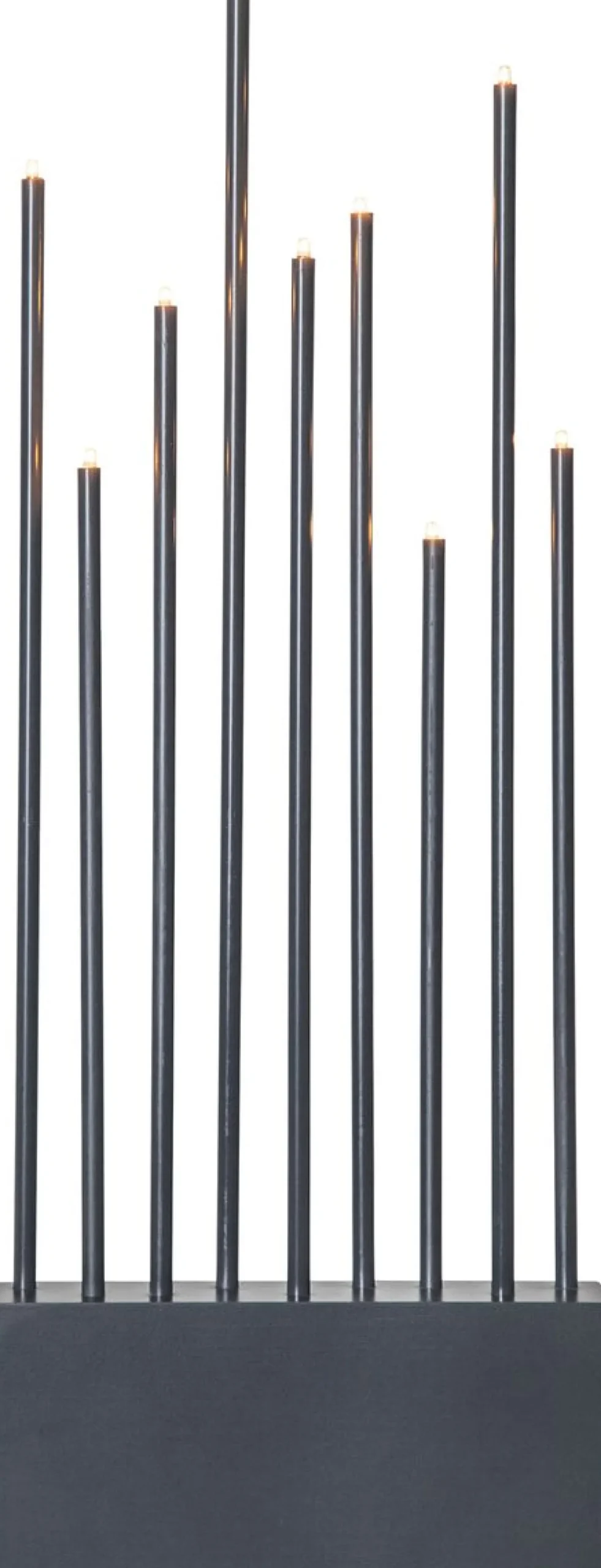 Kynttelikkö Star Trading Buzz 600x230x60mm harmaa