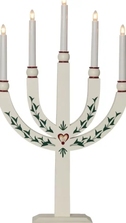 Kynttelikkö Star Trading Elias Tradition 5-osainen 61 cm eri värejä