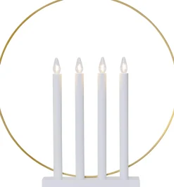Kynttelikkö Star Trading Glory, 4-osainen, 45cm