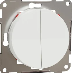 6+6-kytkin Schneider Electric ELKO One, 16A, IP21, UKR, uppoasennus, keskiölevyllä, ruuviliitos