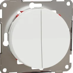 5-kytkin Schneider Electric ELKO One, 16A, IP21, UKJ, uppoasennus, keskiölevyllä, jousiliitos