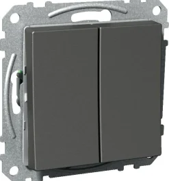 Kytkin 6+6 0X UKJ antrasiitti Exxact