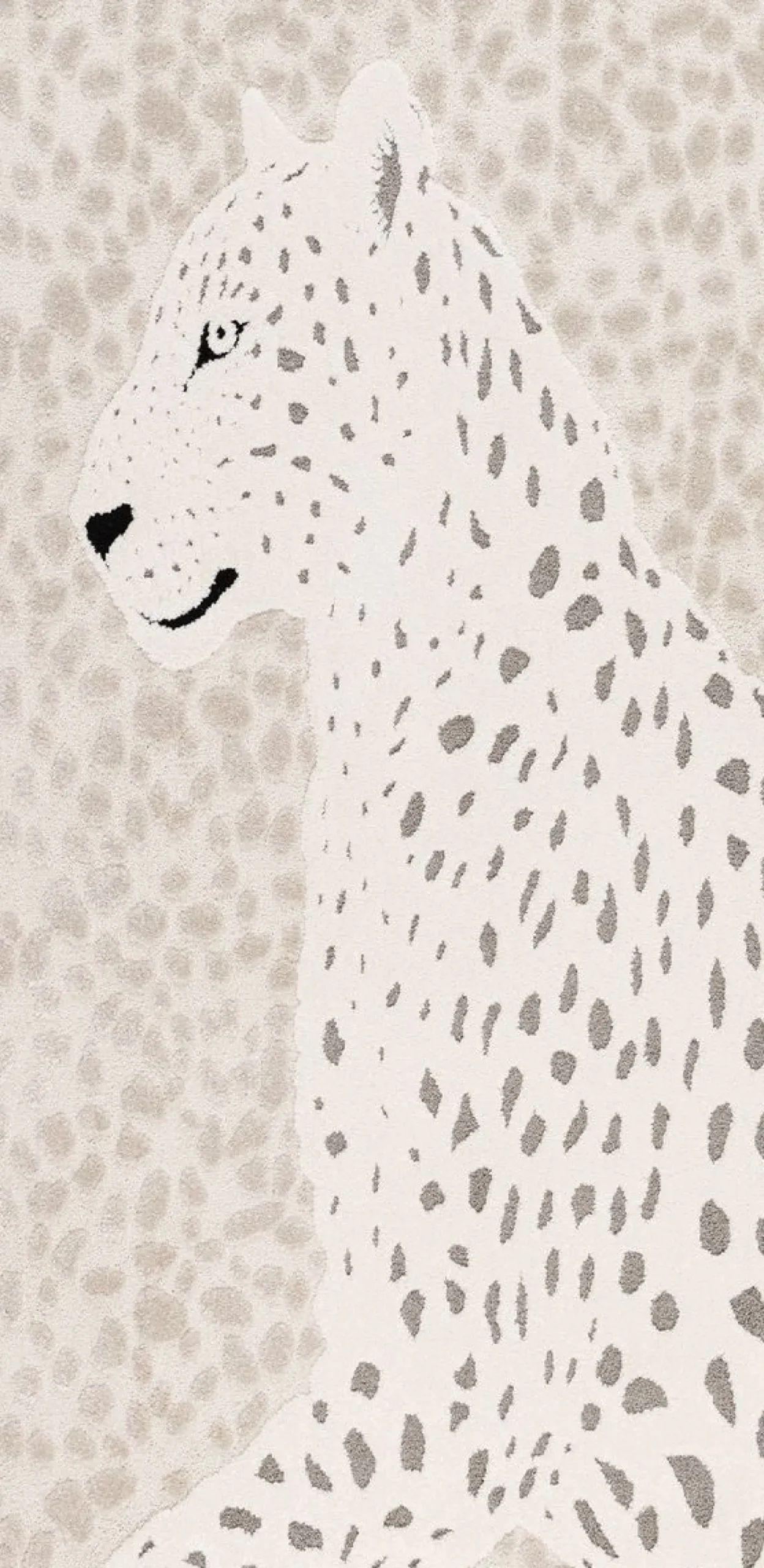 Käytävämatto Benina Genova Leopardi 80x150cm kerma