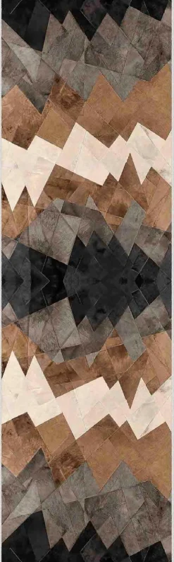 Käytävämatto Linento Kiia 80x250cm ruskea