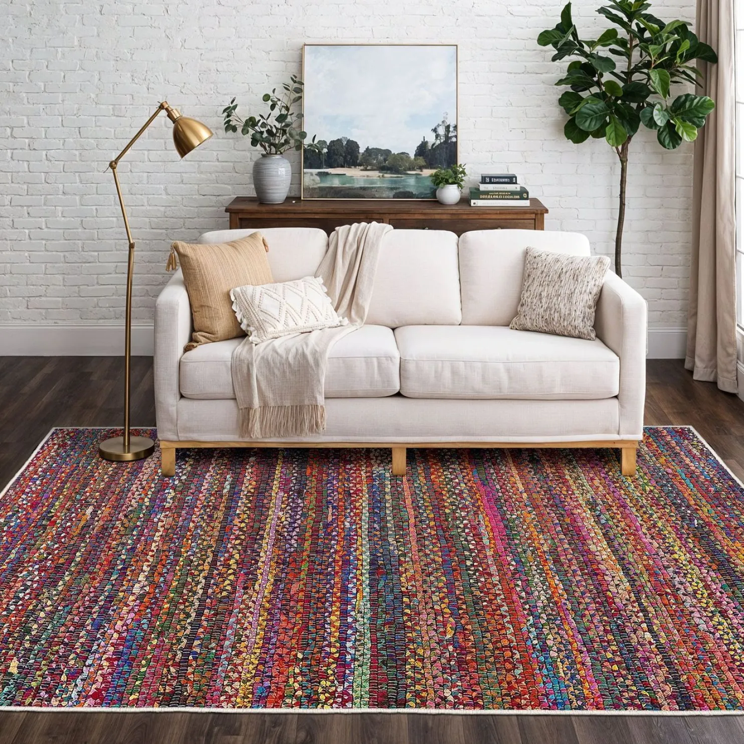 Käytävämatto Linento Myra 80x150cm monivärinen