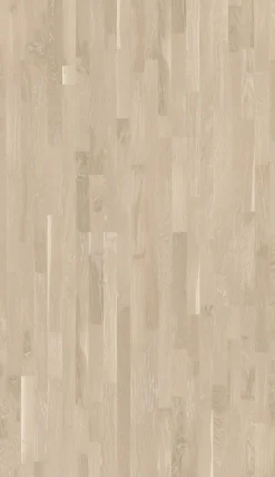 Lautaparketti Baltic Wood Tammi Ivory Creme, 3-sauva, 13,3mm, mattalakattu