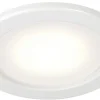 LED-alasvalo Airam Planex, 5W/828, GX53, Ø104x39mm, IP23, valkoinen