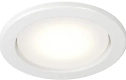 LED-alasvalo Airam Planex, 5W/828, GX53, Ø104x39mm, IP23, valkoinen