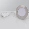 LED-alasvalo Malmbergs MD-232 10W, IP44, satiinikromi