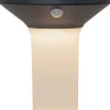 LED-aurinkokennoseinävalaisin Eglo Corbezzola, liiketunnistin, musta