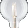 LED-filamenttilamppu Paulmann Globe, G125, E27, 1055lm, 9W, 4000K, kirkas
