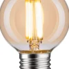 LED-filamenttilamppu Paulmann Globe, G60, E27, 780lm, 7W, 2700K, himmennettävä, kulta