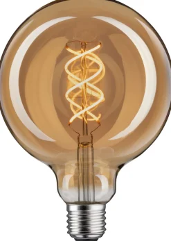LED-filamenttilamppu Paulmann 1879 Edition Globe, G125, E27, 230lm, 4W, 1800K, himmennettävä, kulta