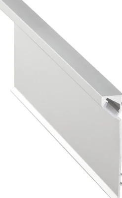 LED-jalkalistan päätypala Euroshrink F-320A, alumiini, mattahopea
