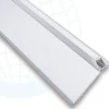 LED-jalkalistan ulkokulmapala Euroshrink E-320A, alumiini, 80mm, mattahopea