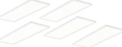 LED-kalustevalaisinsetti Limente LED-Flat 22 5x7.6 W valkoinen