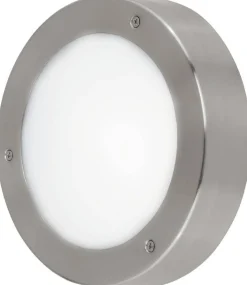 LED-katto-/seinävalaisin Eglo Vento 2, ruostumaton teräs/valkoinen