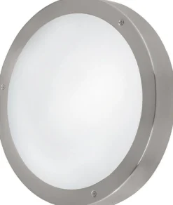 LED-katto-/seinävalaisin Eglo Vento 1, ruostumaton teräs/valkoinen