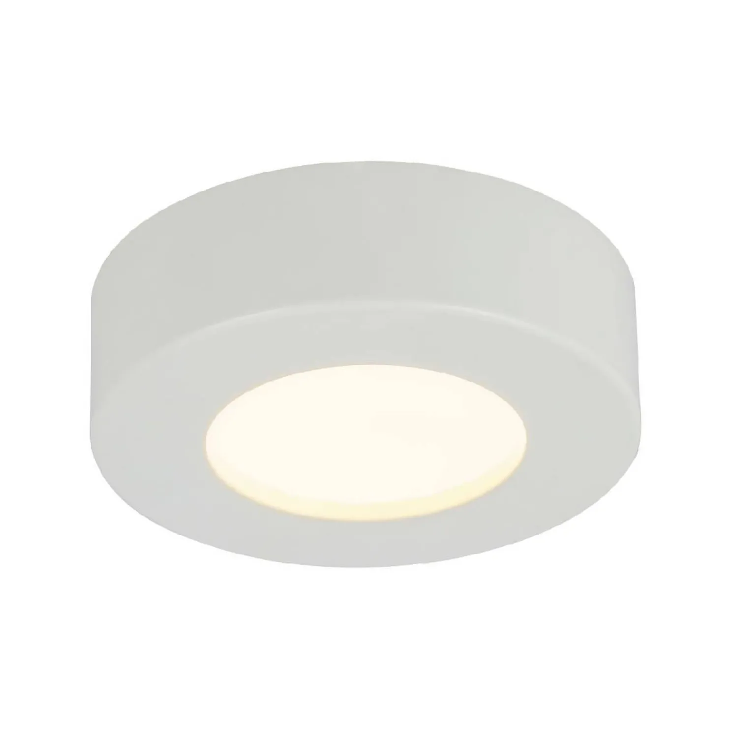 LED-kattospotti Globo Paula Ø12,2cm 6W valkoinen