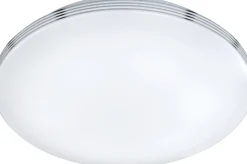 LED-kattovalaisin Apart Ø 410x100 mm IP44 kromi himmennettävä