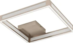 LED-Kattovalaisin Eglo Altaflor 31,5x31,5cm harjattu teräs