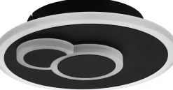 LED-Kattovalaisin Eglo Cadegal Ø20cm musta