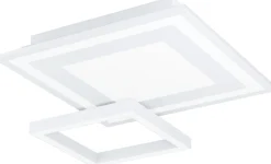 LED-Kattovalaisin Eglo connect.z Savatarila-Z 45x45cm 21.6W RGBW eri värejä