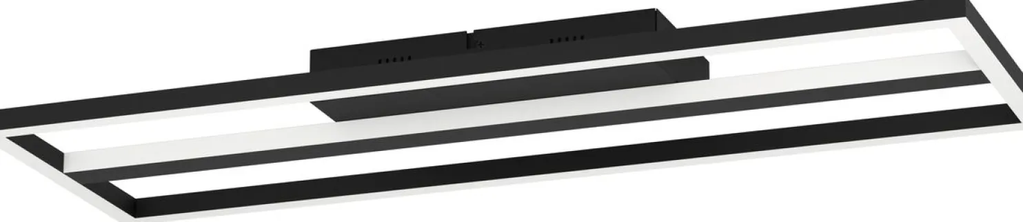 LED-Kattovalaisin Eglo connect.z Calagrano-z 21W 64x22x5cm RGBW musta/valkoinen