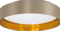 LED-Kattovalaisin Eglo Maserlo 2 Ø38cm ruskeanharmaa