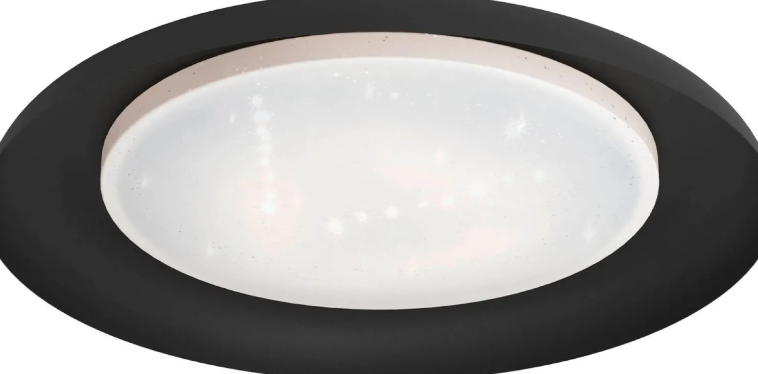 LED-Kattovalaisin Eglo Penjamo 6,5x46,5cm musta/valkoinen