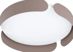LED-Kattovalaisin Eglo Valcasotto 75x37cm ruskea/valkoinen