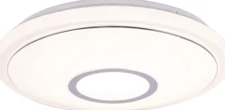 LED-kattovalaisin Globo Connor CCT Ø40 cm valkoinen
