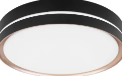 LED-kattovalaisin Globo Manni, 2700-6000K, himmennettävä, musta/pronssi, eri kokoja