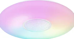 LED-kattovalaisin Globo Sully, 3000-6500K, sateenkaariefekti, valkoinen