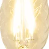 LED-kierrekynttilälamppu Star Trading Soft Glow 353-02-2 Ø35x98mm E14 kirkas 1.5W 2100K 120lm